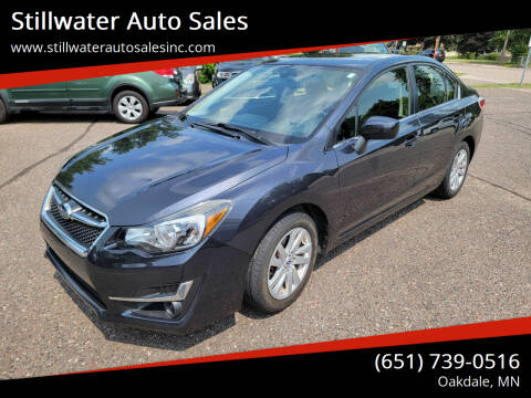 2016 Subaru Impreza for sale at Stillwater Auto Sales in Oakdale MN