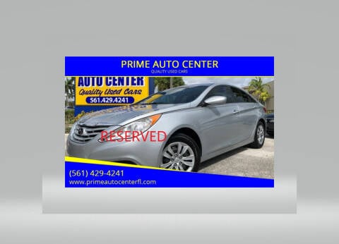 2012 Hyundai Sonata for sale at PRIME AUTO CENTER in Palm Springs FL