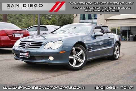 2004 Mercedes-Benz SL-Class for sale at San Diego Motor Cars LLC in Spring Valley CA