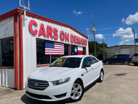 2015 Ford Taurus for sale at Cars On Demand 3 in Pasadena TX