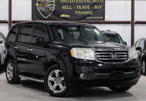 2013 Honda Pilot for sale at United Exotic Auto in Houston TX