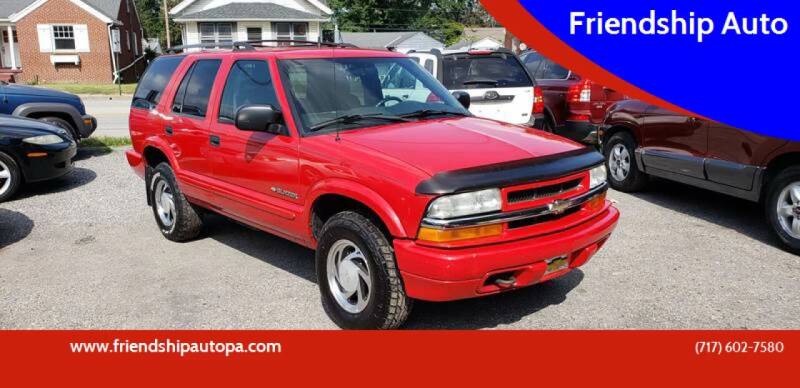 2004 Chevrolet Blazer for sale at Friendship Auto in Highspire PA