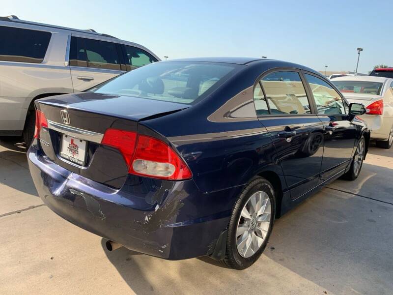 Used 2010 Honda Civic EX-L with VIN 19XFA1F96AE017266 for sale in Lewisville, TX