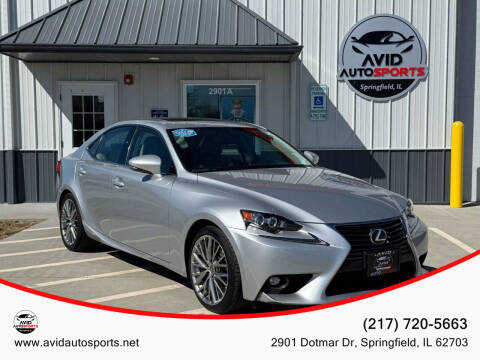 2016 Lexus IS 300 for sale at AVID AUTOSPORTS in Springfield IL