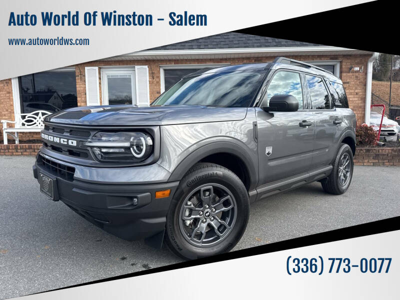 2022 Ford Bronco Sport for sale at Auto World Of Winston - Salem in Winston Salem NC