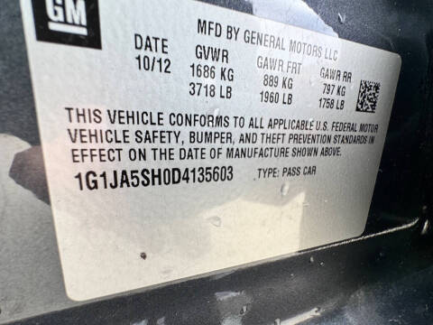 2013 Chevrolet Sonic LS Auto