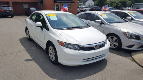 2012 Honda Civic for sale at A & A IMPORTS OF TN in Madison TN