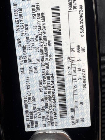 2024 Ford Escape Active