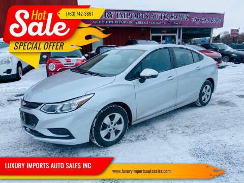 2017 Chevrolet Cruze for sale at LUXURY IMPORTS AUTO SALES INC in North Branch MN