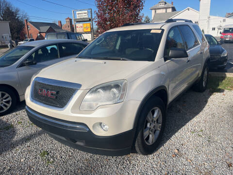 2012 GMC Acadia for sale at David Shiveley in Mount Orab OH