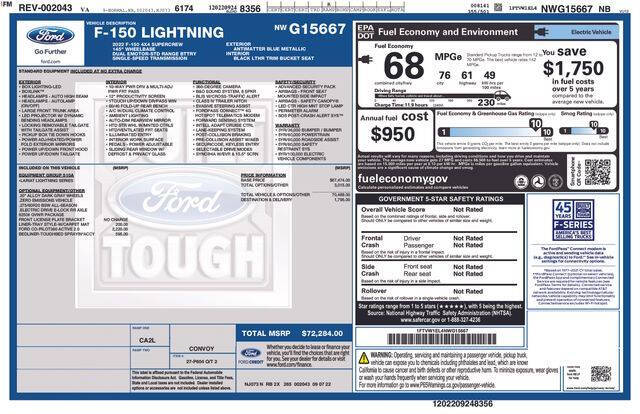 2022 Ford F-150 Lightning Lariat