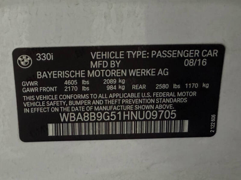 2017 BMW 3 Series 330i