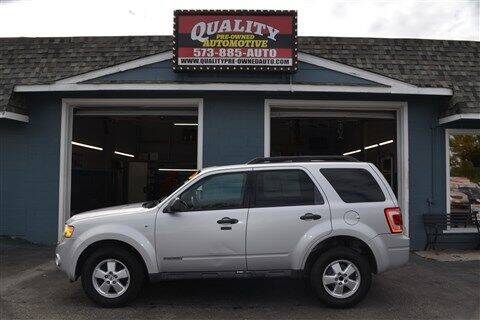 2008 Ford Escape for sale at Quality Pre-Owned Automotive in Cuba MO