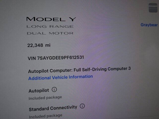 2023 Tesla Model Y Long Range