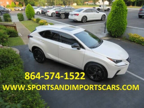 2020 Lexus NX 300 for sale at Sports & Imports INC in Spartanburg SC