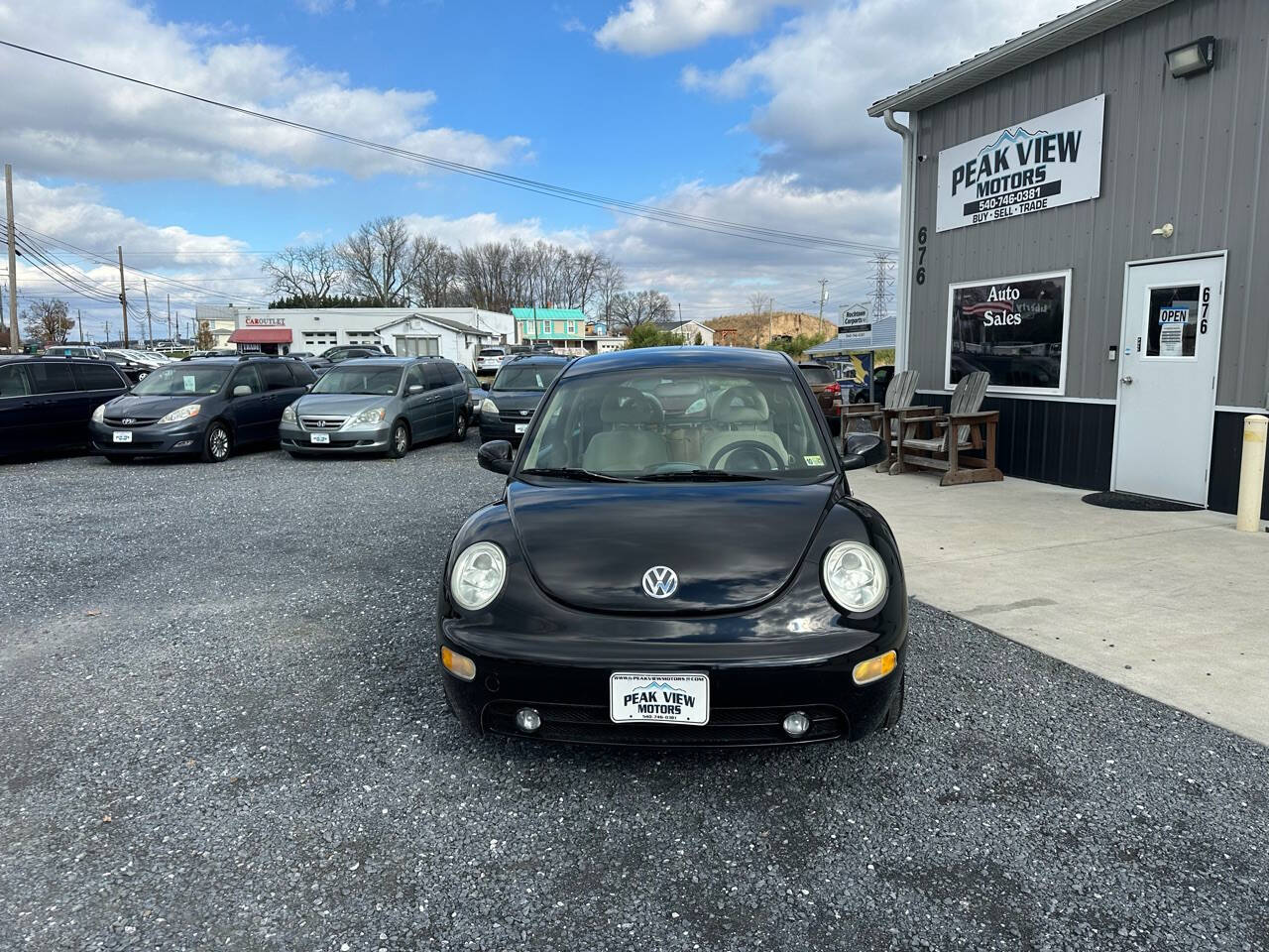 2001 Volkswagen New Beetle for sale at PEAK VIEW MOTORS in Mount Crawford, VA