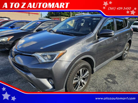 2018 Toyota RAV4 for sale at A TO Z  AUTOMART - A TO Z AUTOMART in West Palm Beach FL