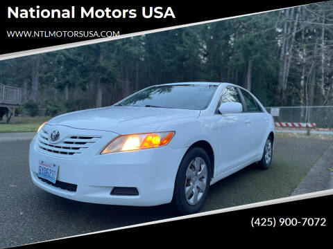 2007 Toyota Camry for sale at National Motors USA in Bellevue WA