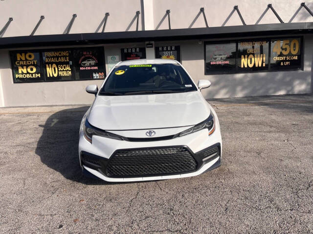 2022 Toyota Corolla for sale at M & J UNITED AUTO SALES in LAUDERDALE LAKES, FL