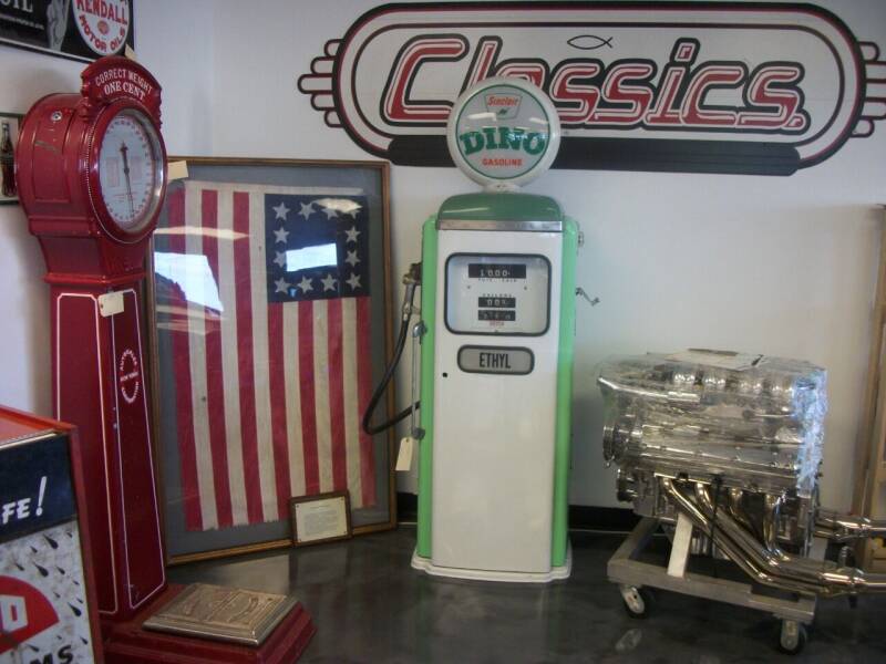  Signs and Gas Pumps Collectables for sale at Classics Truck and Equipment Sales in Cadiz KY