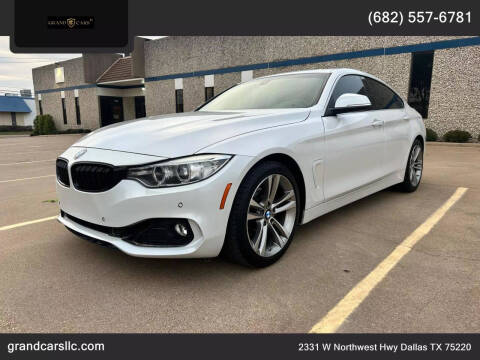 2016 BMW 4 Series for sale at GRAND CARS in Dallas TX