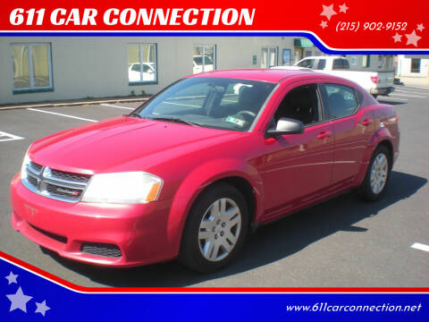 2013 Dodge Avenger for sale at 611 CAR CONNECTION in Hatboro PA
