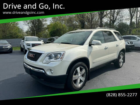 2010 GMC Acadia for sale at Drive and Go, Inc. in Hickory NC