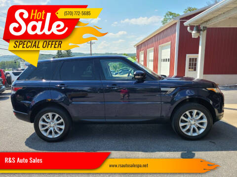 2016 Land Rover Range Rover Sport for sale at R&S Auto Sales in Linden PA