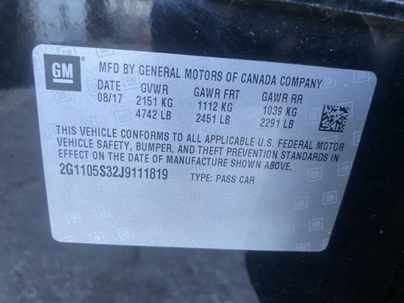 2018 Chevrolet Impala LT