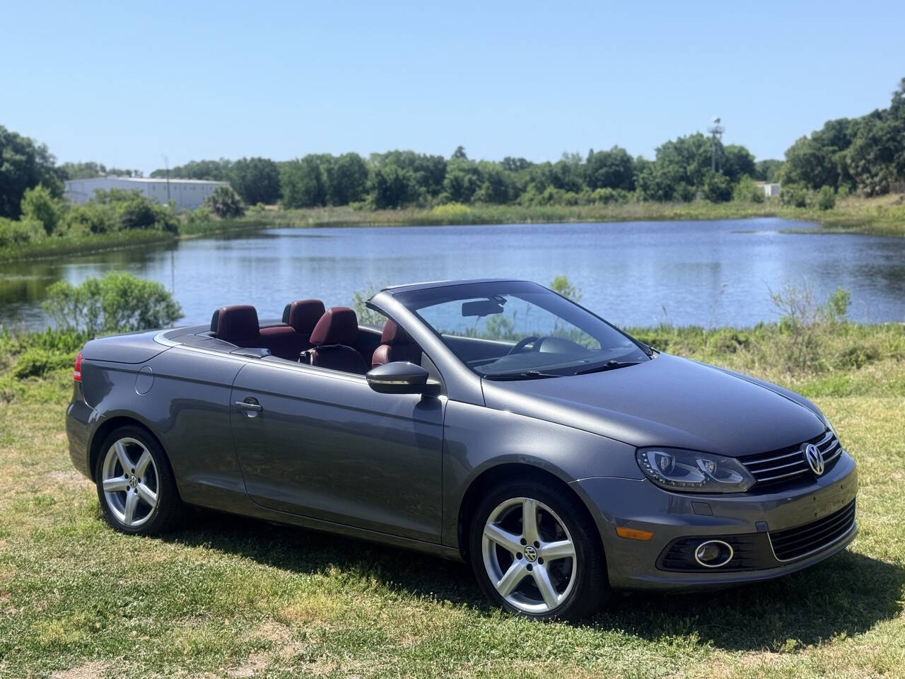 Gray 2013 Volkswagen Eos Lux SULEV Convertible Lux SULEV 2dr Convertible 1