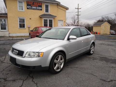 2003 Audi A4 for sale at Top Gear Motors in Winchester VA