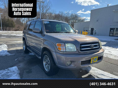2001 Toyota Sequoia for sale at International Horsepower Auto Sales in Warwick RI