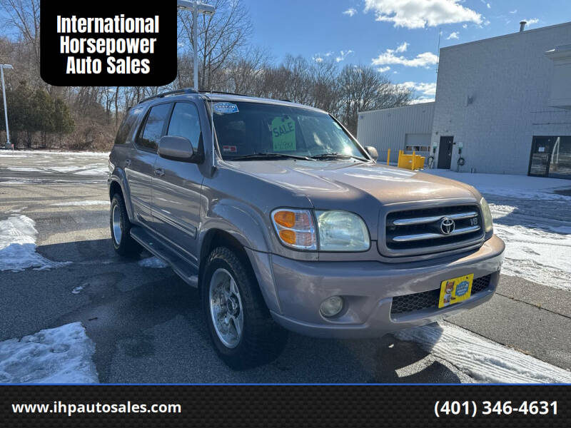 2001 Toyota Sequoia for sale at International Horsepower Auto Sales in Warwick RI