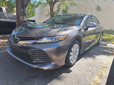 2018 Toyota Camry for sale at BETHEL AUTO DEALER, INC in Miami FL