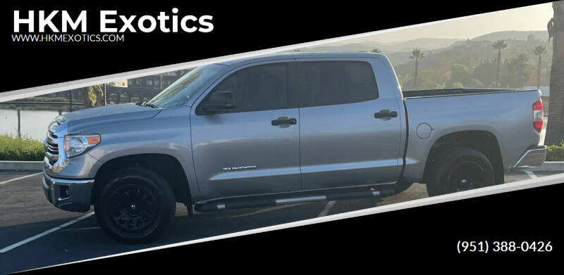 2016 Toyota Tundra for sale at HKM Exotics in Corona CA