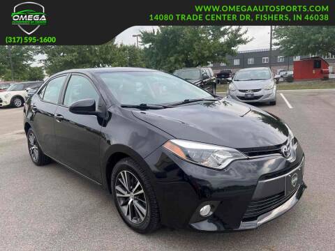 2016 Toyota Corolla for sale at Omega Autosports of Fishers in Fishers IN
