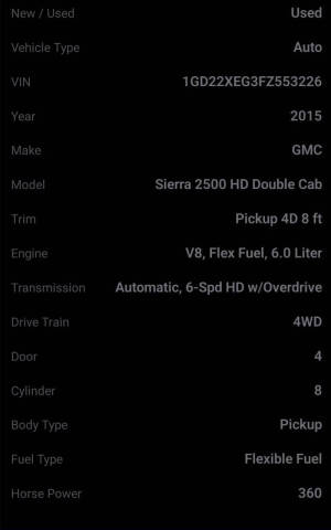 2015 GMC Sierra 2500HD