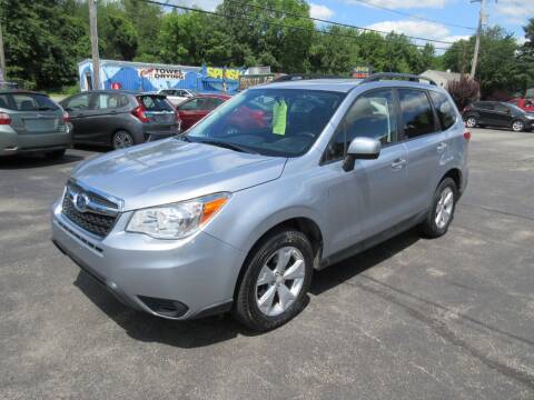 2015 Subaru Forester for sale at Route 12 Auto Sales in Leominster MA