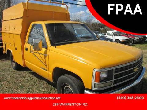 1992 Chevrolet C/K 3500 Series for sale at FPAA in Fredericksburg VA