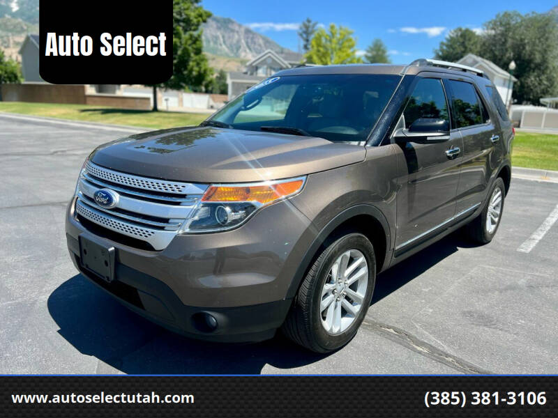 2015 Ford Explorer for sale at Auto Select in Orem UT