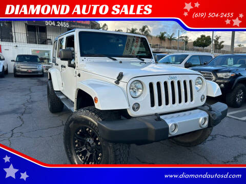 2014 Jeep Wrangler Unlimited for sale at DIAMOND AUTO SALES in El Cajon CA