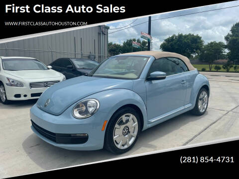 2015 Volkswagen Beetle Convertible for sale at First Class Auto Sales in Sugar Land TX