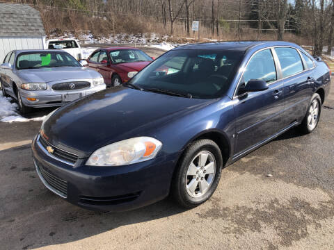 2007 Chevrolet Impala for sale at CENTRAL AUTO SALES LLC in Norwich NY