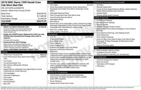 2018 GMC Sierra 1500