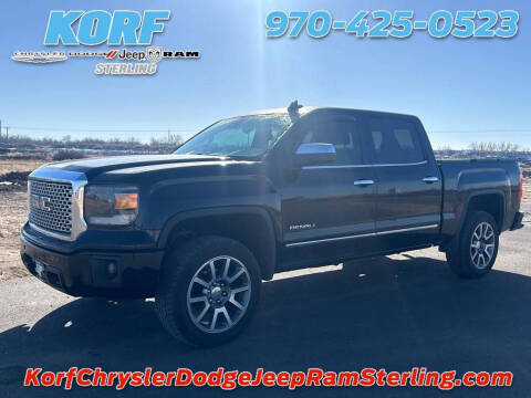 2015 GMC Sierra 1500 for sale at Tony Peckham @ Korf Motors in Sterling CO