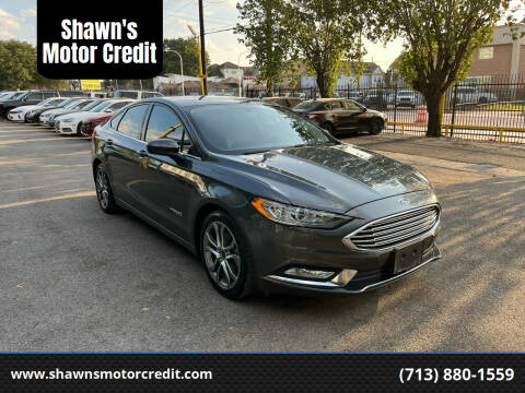 2017 Ford Fusion Hybrid for sale at Shawn's Motor Credit in Houston TX