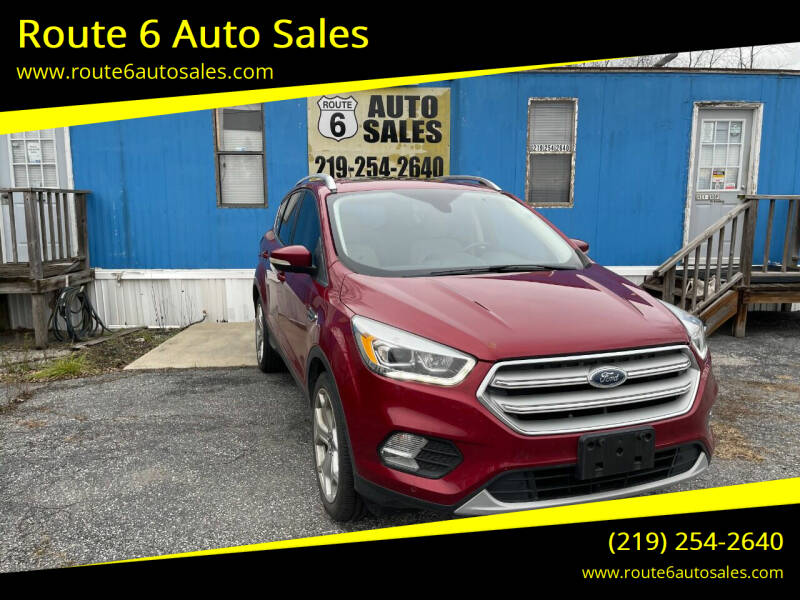 2018 Ford Escape for sale at Route 6 Auto Sales in Portage IN
