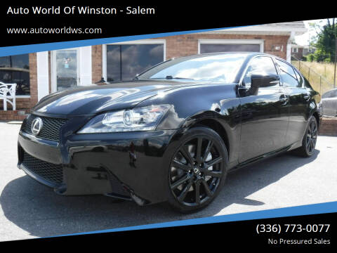 2015 Lexus GS 350 for sale at Auto World Of Winston - Salem in Winston Salem NC