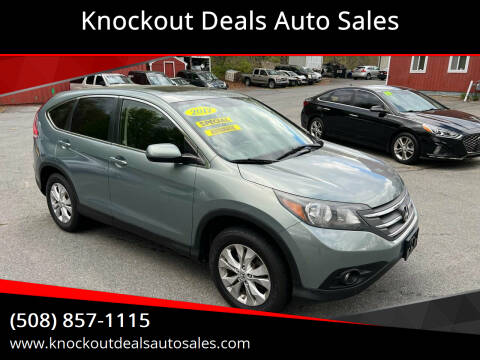 2012 Honda CR-V for sale at Knockout Deals Auto Sales in West Bridgewater MA