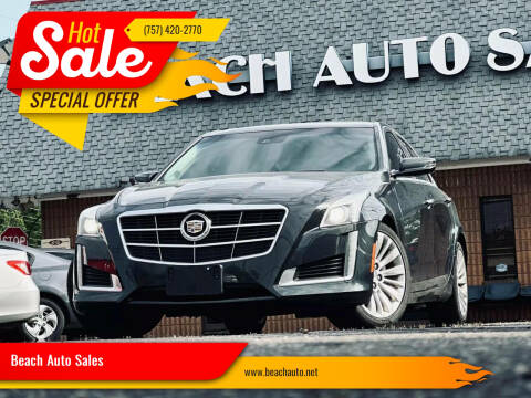 2014 Cadillac CTS for sale at Beach Auto Sales in Virginia Beach VA